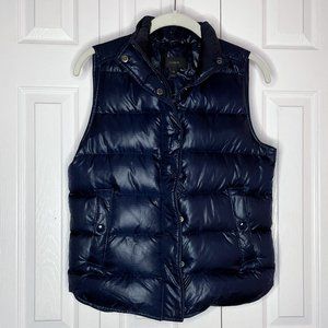 J.Crew Down Filled Puffer Vest Navy XS